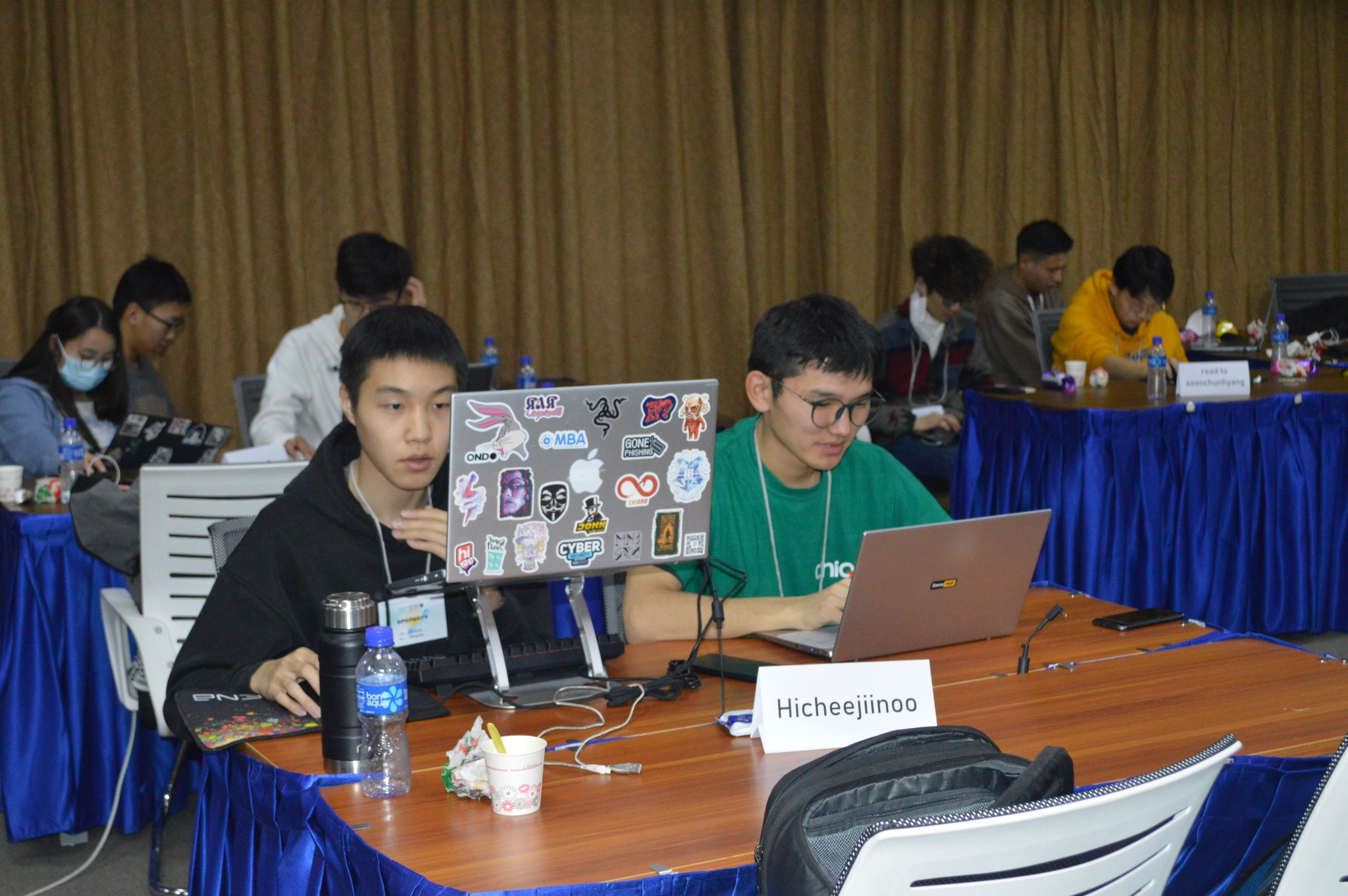 Photo of the second place winners of SICT-CTF 2022